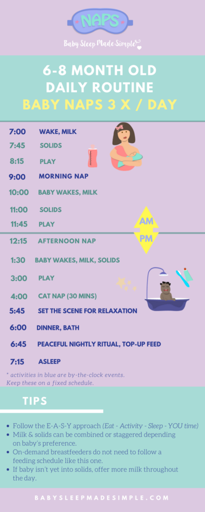Feeding And Sleeping Routine For 8 Month Old Baby Baby Viewer pinterest