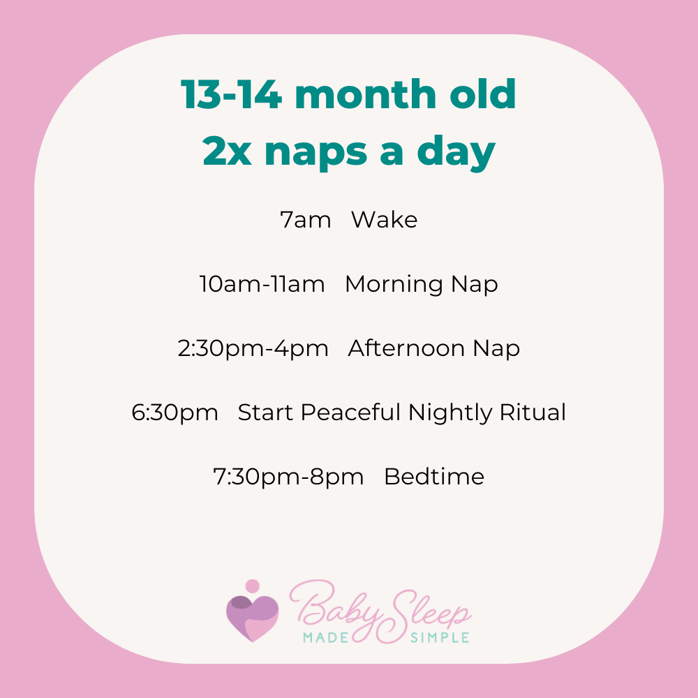 2 Nap Schedule Bedtime And Naps Baby Sleep Made Simple