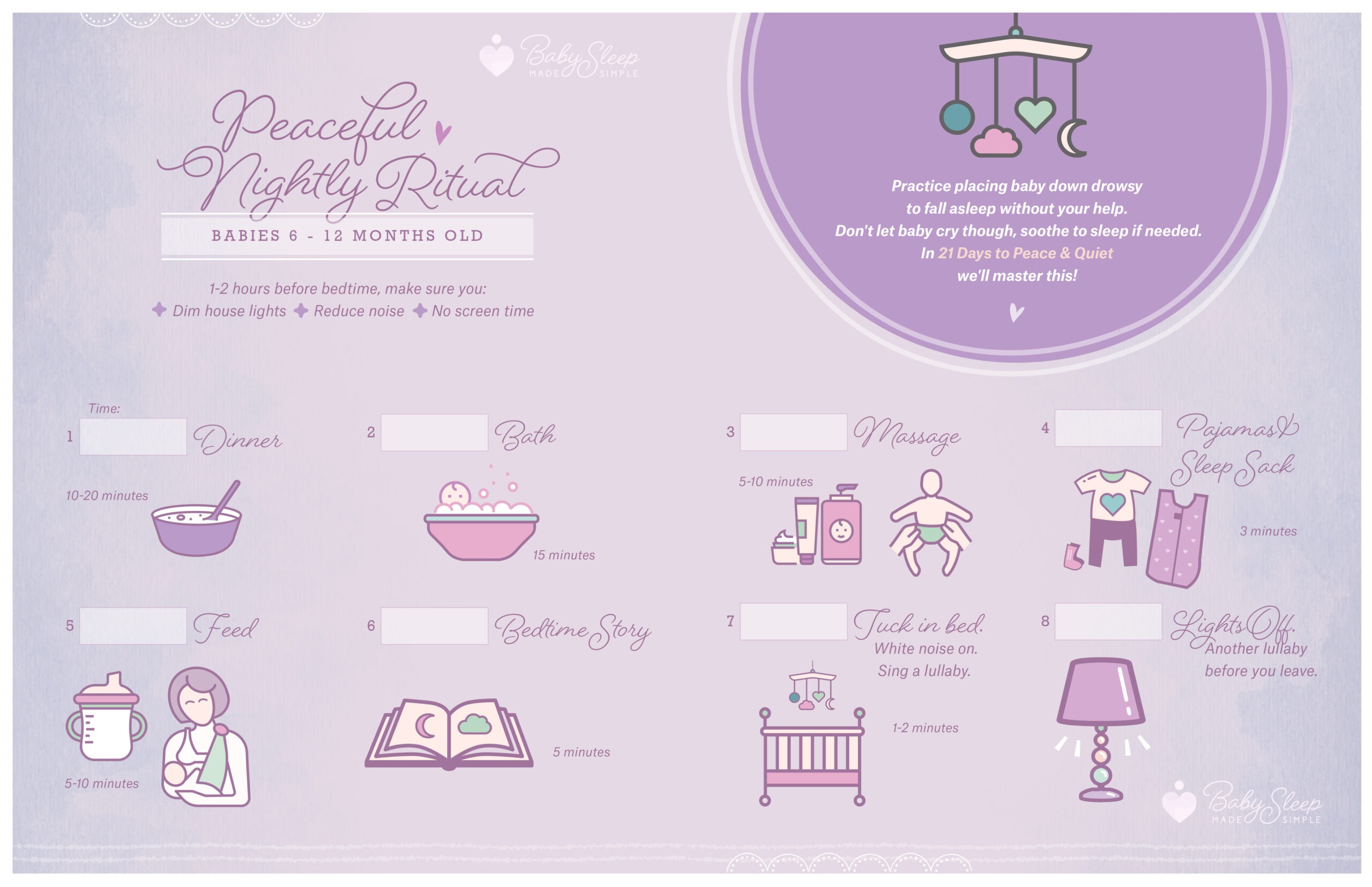 bedtime routine for 11 month old baby
